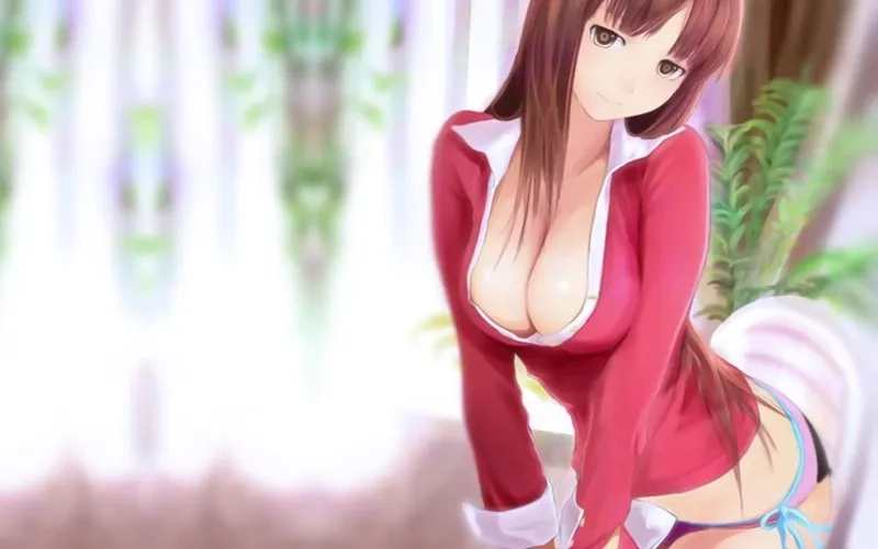 Hình ảnh anime girl dễ thương cười tươi với biểu cảm rạng rỡ