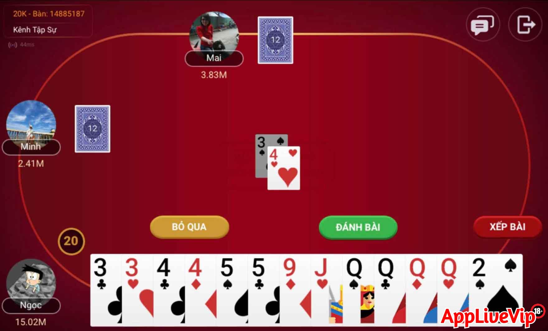 Đánh bài sâm trên app live uy tín